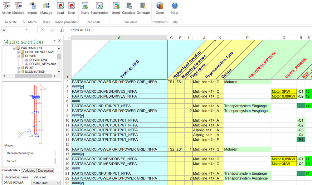 EEC: EPLAN Engineering Configuration